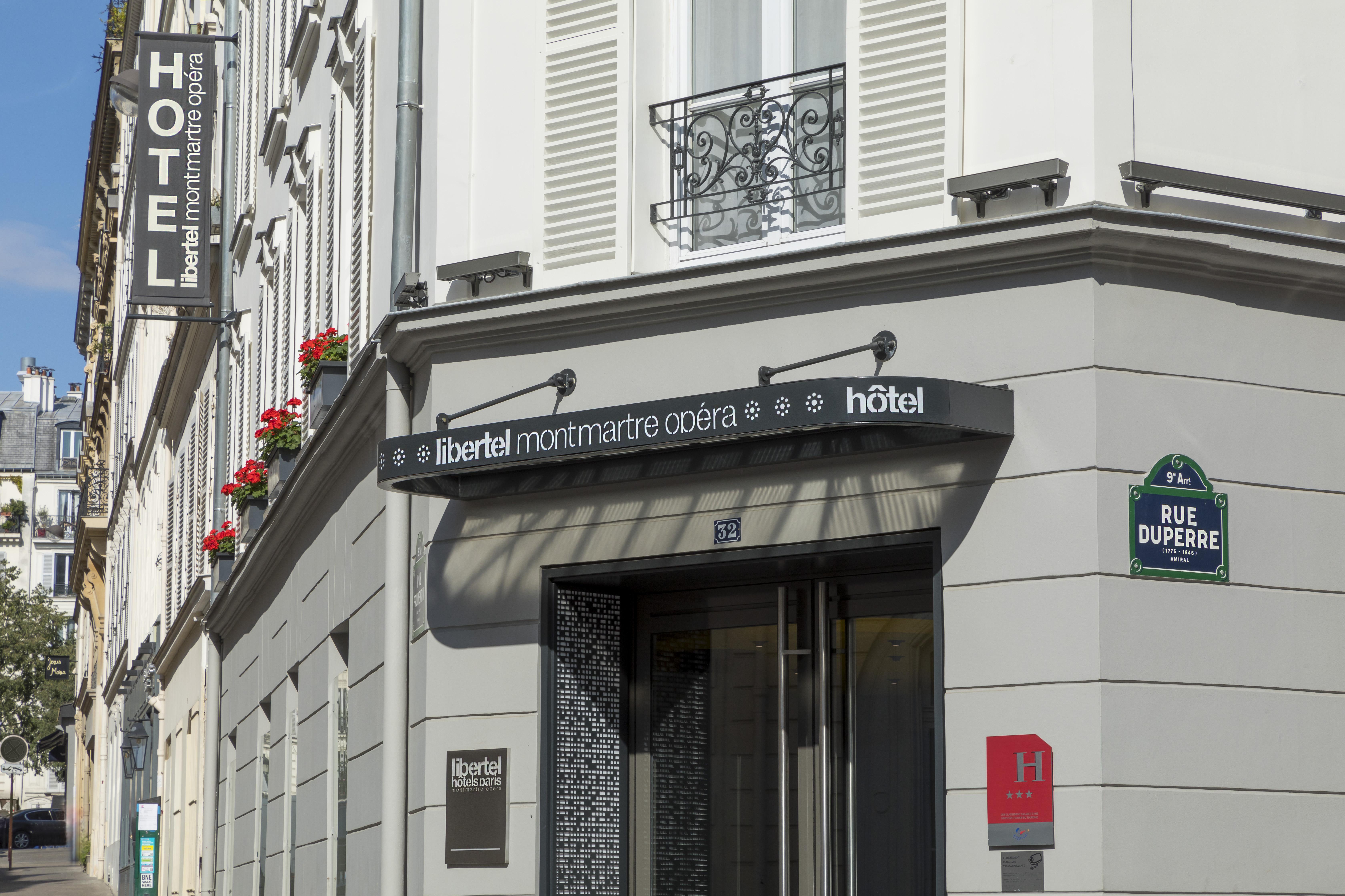 Hotel Libertel Montmartre Opera Paris Exterior foto